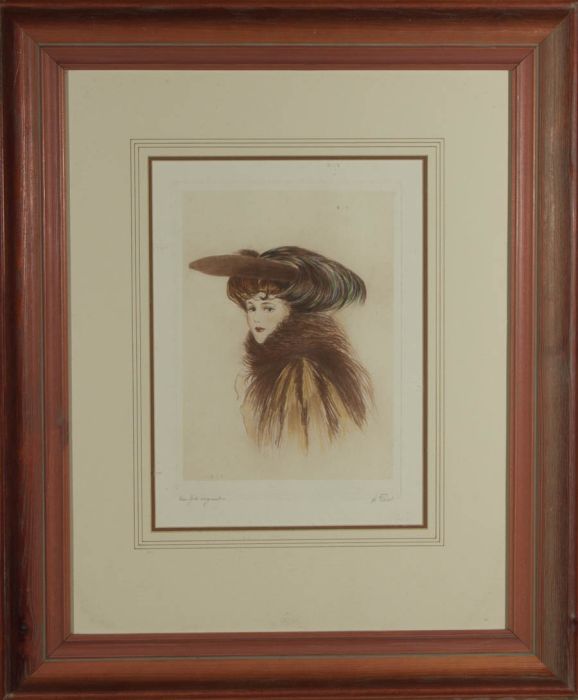 A. Fare - Mid 20th Century Photogravure, A Pair Of Fashion Portraits