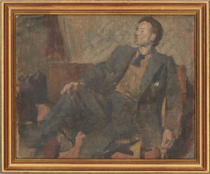 Attrib. Peter Greenham RA (1909-1993) - 20th Century Oil, The Gentleman
