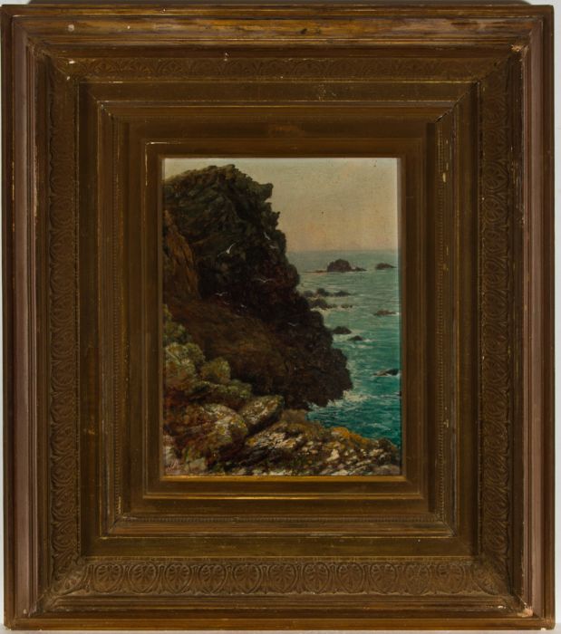 Charles James Parry (1824-1894) - Late 19th Century Oil, An Island Coastline