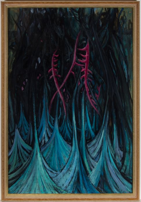 Margaret O. Hole (1919-2012) - 20th Century Oil, Botanical Surrealism III