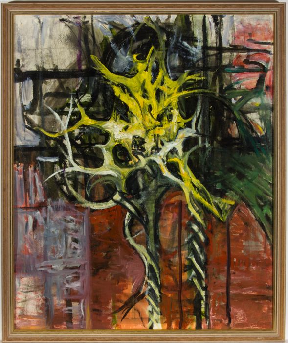 Margaret O. Hole (1919-2012) - Contemporary Oil, Botanical Surrealism II