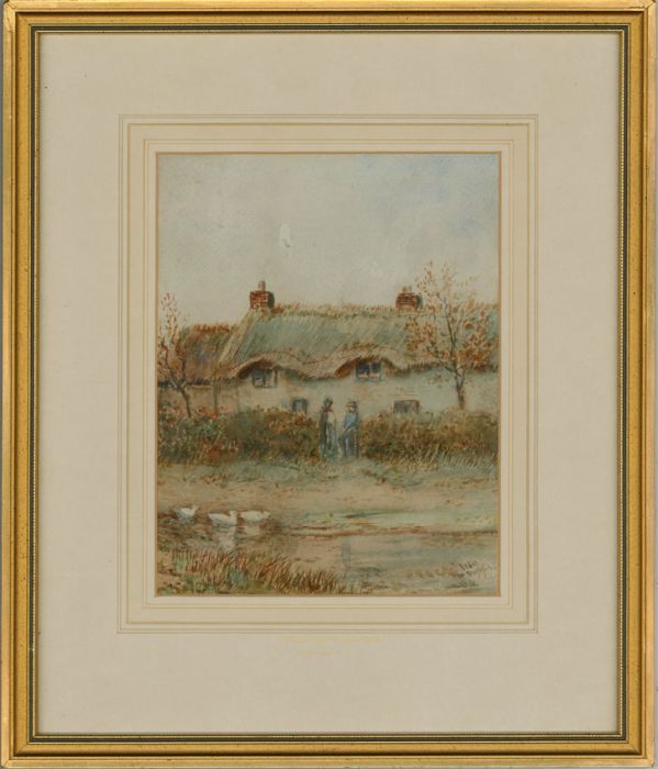 William Wilde (1826-1901) - Late 19th Century Watercolour, Bilton near Rugby