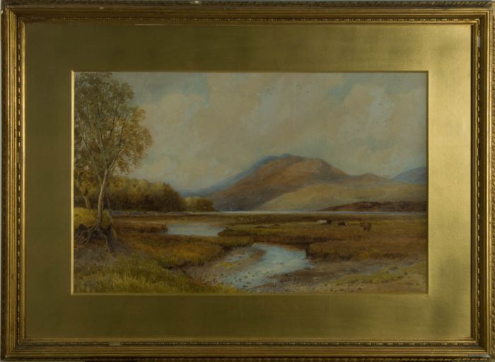 Walter William May (1831-1896) - Signed Watercolour, Highland Landscape