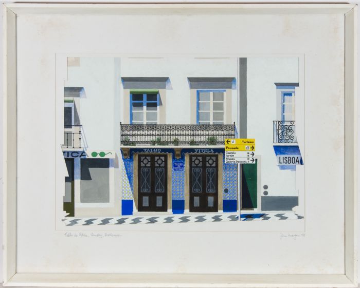 John Morgan - 1985 Gouache, Talho de Vitela, Estremoz