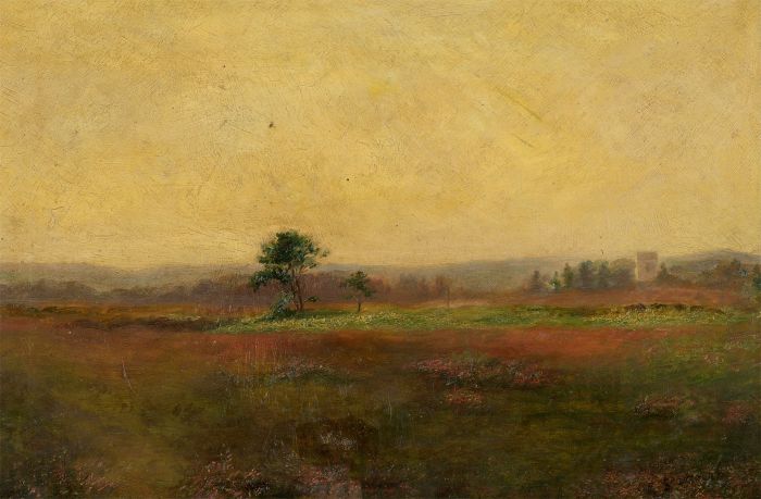 G. Stevenson - Late 19th Century Oil, Landscape View with Tree