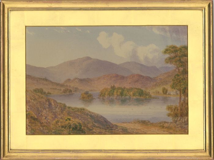 William Taylor Longmire (1841-1914) - Signed 1898 Watercolour, Rydal Lake