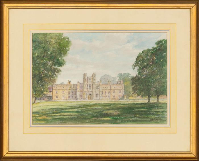 Henry E. Foster (1921-2010) - 1988 Watercolour, Coughton Court, Coughton Warks