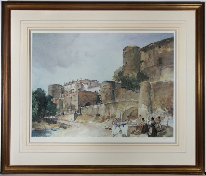 William Russell Flint (1880-1969) - Digital Print, Gossipers at Le Castellet