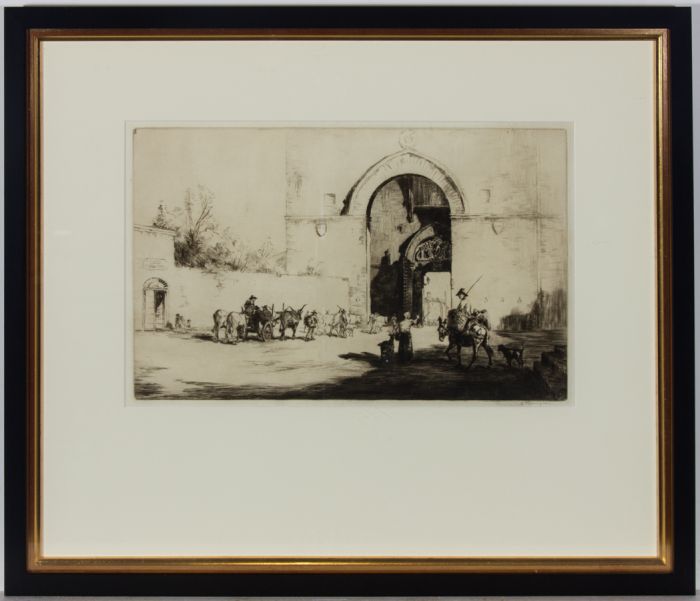 Sidney Tushingham ARE (1884-1968) - Early 20th Century Etching, To Market
