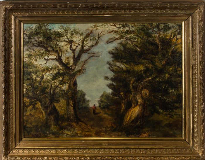 Thomas Whittle the Younger (1842-1915) - Fine 1874 Oil, Old Oaks at Purley