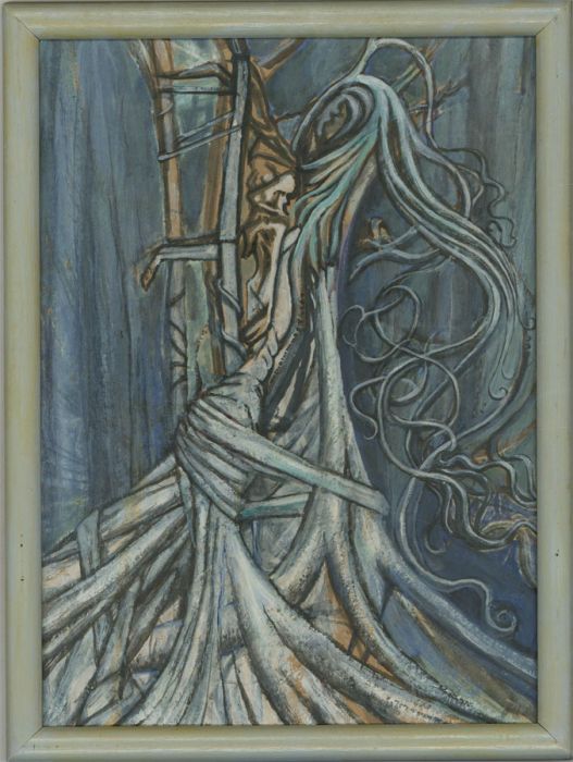 Margaret O. Hole (1919-2012) - 20th Century Oil, Organic Abstract