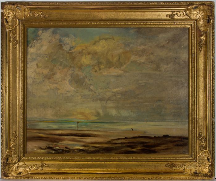Oliver Hall R.A (1869-1957) - Signed & Framed Early 20th Century Oil, Bandsea