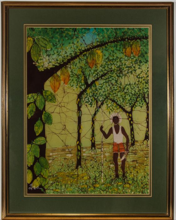 Contemporary Batik - Mango Picker