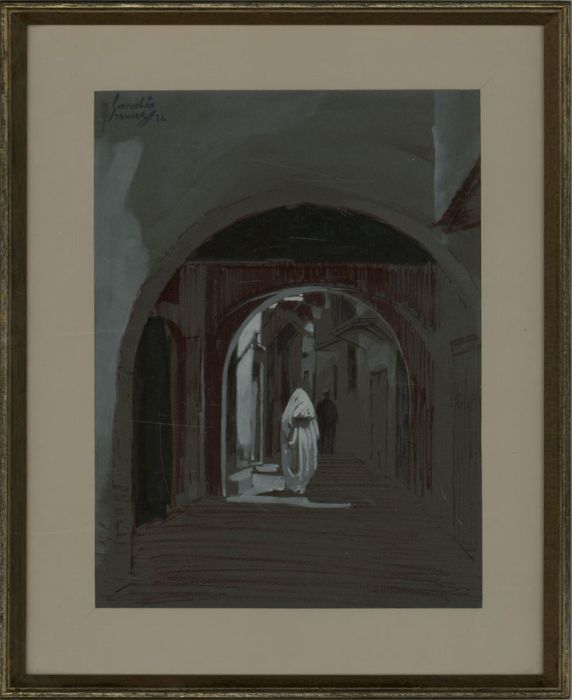 Sarabia - 1972 Gouache, Tangier