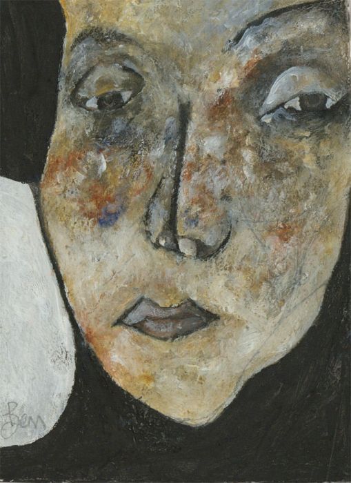 Ben Carrivick - Signed Contemporary Oil, The Doubtful Woman
