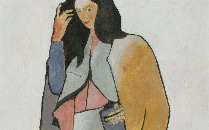 Ben Carrivick - Signed Contemporary Oil, The Shy Model