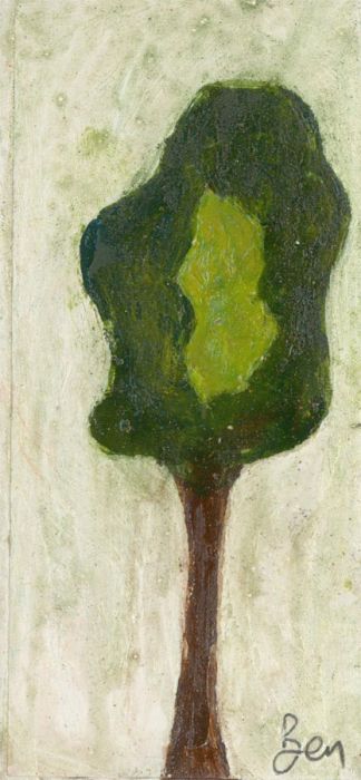 Ben Carrivick - Contemporary Oil, Green Tree