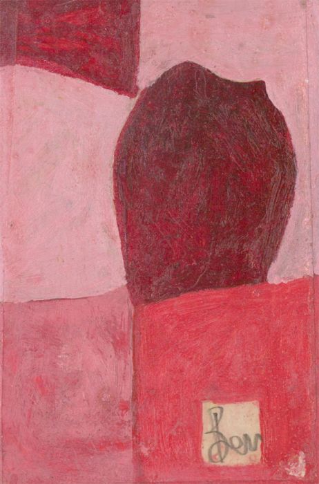 Ben Carrivick - Contemporary Oil, Abstract Pink