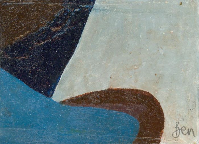 Ben Carrivick - Contemporary Oil, Abstract Blue