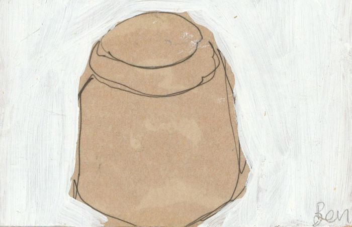 Ben Carrivick - Two Contemporary Oils, Two Jars