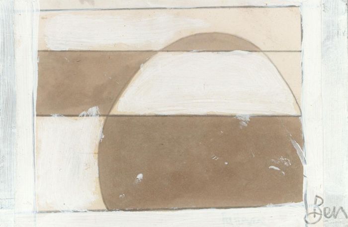 Ben Carrivick - Three Contemporary Oils, Abstract Miniature