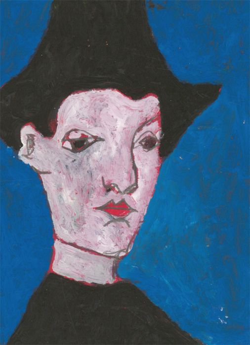 Ben Carrivick - Signed Contemporary Oil, Portrait Study VII