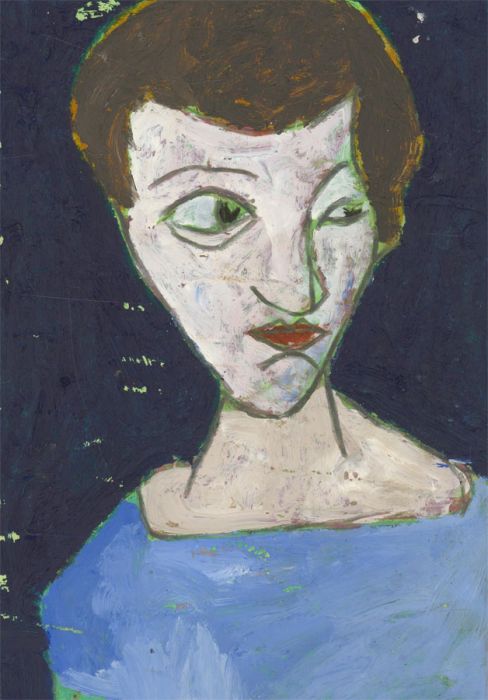 Ben Carrivick - Signed Contemporary Oil, Portrait Study X