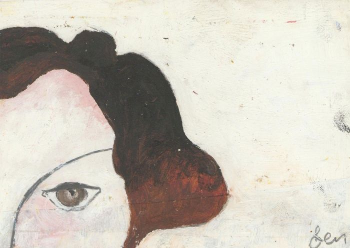 Ben Carrivick - Signed Contemporary Oil, Woman With Hazel Hair