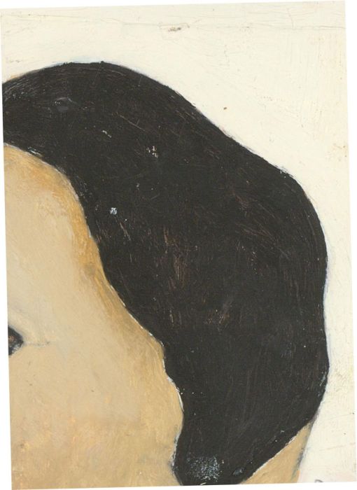 Ben Carrivick - Signed Contemporary Oil, Hairstyle Study