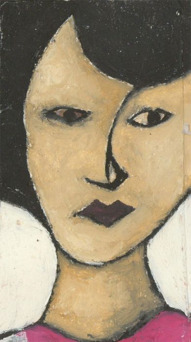 Ben Carrivick - Signed Contemporary Oil, Woman in Pink
