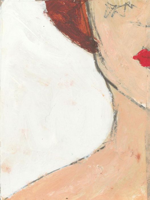 Ben Carrivick - Contemporary Oil, Lady with Short Hair