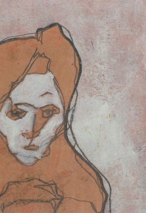 Ben Carrivick - Set of Five Contemporary Mixed Media, Figures Shapes II
