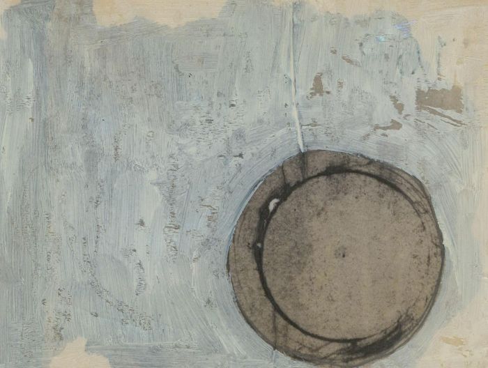 Ben Carrivick - Set of Five Contemporary Mixed Media Drawings, Terracotta Shapes