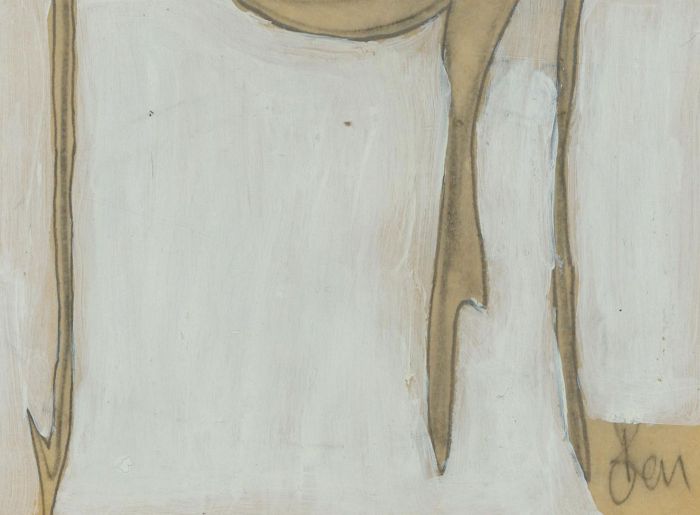 Ben Carrivick - Set of Five Contemporary Mixed Media Drawings, Pots II