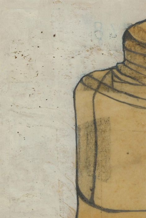 Ben Carrivick - Set of Four Contemporary Mixed Media Drawings, Jars