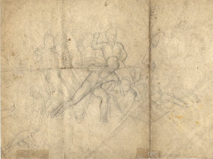 1775 Graphite Drawing - Figure Studies