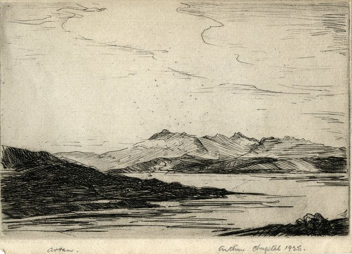 Arthur Chrystal 1904-1978 - Arran Etching