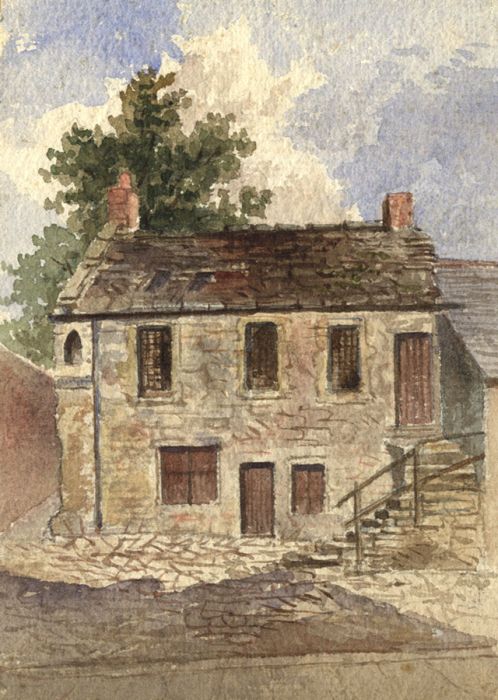 1884 Watercolour - The Fair Maid's House, Perth