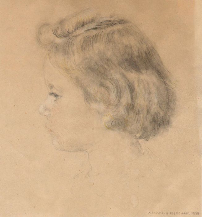M. Hausmann-Pisko - Lovely 1939 Pastel