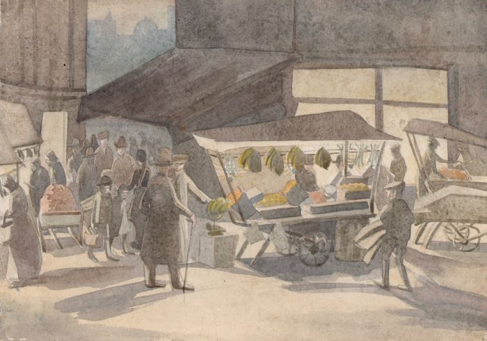 Stanton? - The East End of London Watercolour