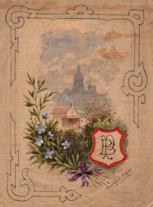 Claude Spero - Watercolour on Fabric Boulogne