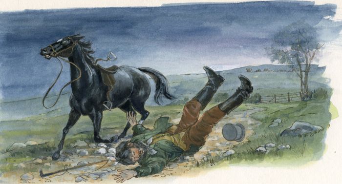 Janet Wickham - Contemporary Watercolour, Illustrations from Black Beauty