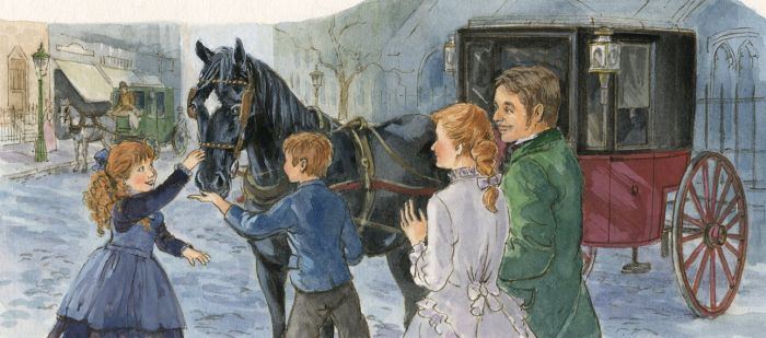 Janet Wickham - Contemporary Watercolour, Illustrations from Black Beauty