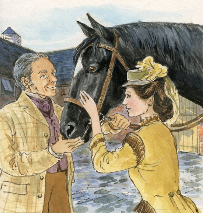 Janet Wickham - Contemporary Watercolour, Illustrations from Black Beauty