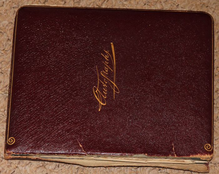 Excellent Turn of the Century Commonplace Book of Alice M H Leach