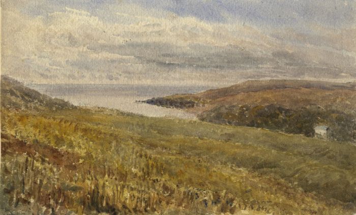 Monogram BSL - 1878 Watercolour, Senwick Kirkcudbright, Scotland