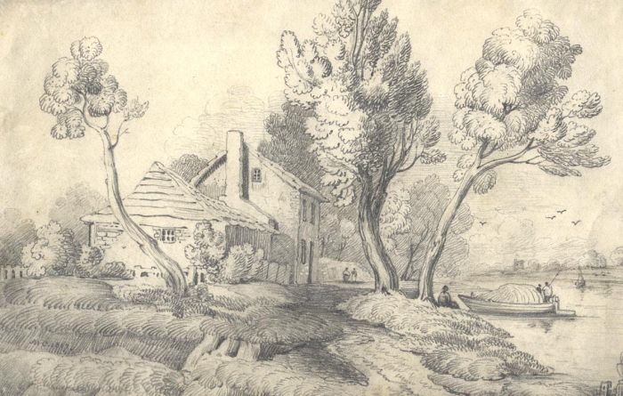 Good Early 19th Century Graphite Drawing