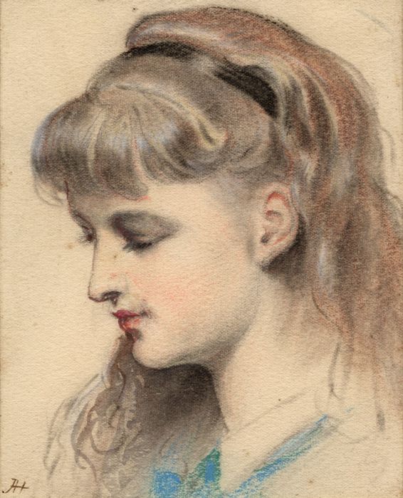 John Adam Houston RSA (1812-1884) - Fine Mid 20th Century Mixed Media, Portrait