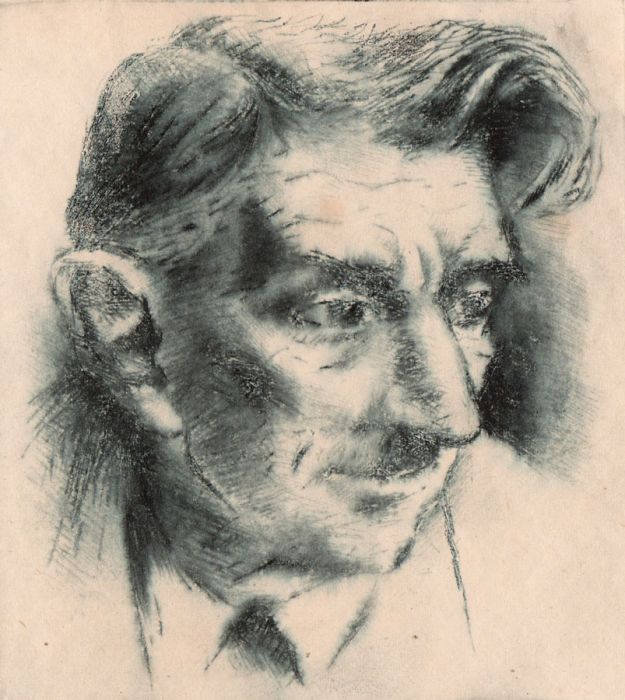Gerald Coles - Mid 20th Century Monotype, Portrait