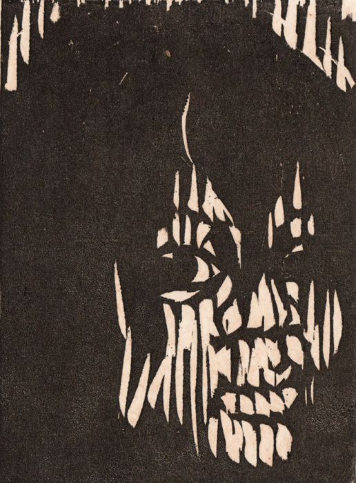 Gerald Coles - 1958 Woodcut, Signed Limited Edition, Female Head
